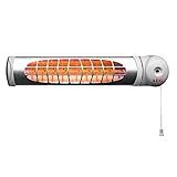 AEG 234822 IWQ 60 Infrarot Baby-Heizstrahler für den Wickeltisch, 600 W, grau