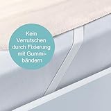 Sanitas 306.10 SWB 20 Wärmeunterbett aus Fleece, 3 Temperaturstufen, einfache Fixierung auf der Matratze, 150 x 80 cm, beige - 3