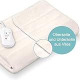 Sanitas 306.10 SWB 20 Wärmeunterbett aus Fleece, 3 Temperaturstufen, einfache Fixierung auf der Matratze, 150 x 80 cm, beige - 4