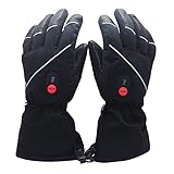 Savior beheizte Handschuhe mit wiederaufladbare Lithium-Ionen-Batterie Beheizt für Männer und Frauen, warme Handschuhe für das Radfahren, Motorrad, Wandern Skitouren, arbeitet bis zu 2,5--6 Stunden