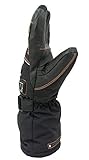 Alpenheat Beheizter Ski Snowboard oder Motorradhandschuh Skihandschuhe, Schwarz/Grau, XL - 11