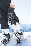 Alpenheat Beheizter Ski Snowboard oder Motorradhandschuh Skihandschuhe, Schwarz/Grau, XL - 7