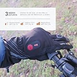 30seven Beheizbare Fahrrad-Handschuhe Race | Handschuhe Motorrad Airsoft Paintball | Handschuhe Winter | Vollfinger-Handschuhe | Downhill-Handschuhe | Gr. 9 (M) - 7