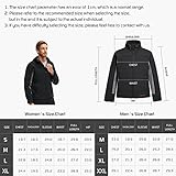 CONQUECO Herren Beheizte Jacken Wasserdicht Winddicht warm Softshell Winterjacke mit Akku und Ladegerät zum Outdoor Arbeiten - 4