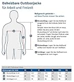Bosch Professional Beheizbare Jacke GHJ 12+18V Unisex (ohne Akku, 12/18 Volt, Schwarz, Größe L, im Karton) - 7