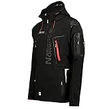 Geographical Norway Tambour Herren Softshell Jacke (Black, 3XL) - 2