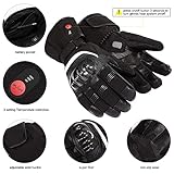 SAVIOR beheizte Handschuhe mit wiederaufladbare Lithium-Ionen-Batterie Beheizt für Männer und Frauen, arbeitet bis zu 2,5-6 Stunden (L) - 3