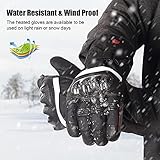 SAVIOR beheizte Handschuhe mit wiederaufladbare Lithium-Ionen-Batterie Beheizt für Männer und Frauen, arbeitet bis zu 2,5-6 Stunden (L) - 7