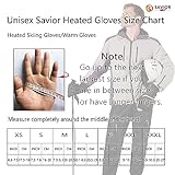 SAVIOR beheizte Handschuhe mit wiederaufladbare Lithium-Ionen-Batterie Beheizt für Männer und Frauen, arbeitet bis zu 2,5-6 Stunden (XL) - 6
