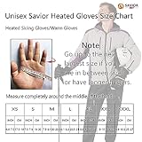 SAVIOR beheizte Handschuhe mit wiederaufladbare Lithium-Ionen-Batterie Beheizt für Männer und Frauen, arbeitet bis zu 2,5-6 Stunden (XL) - 6