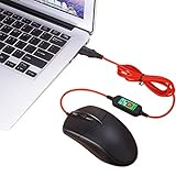 USB Beheizte Maus, Beheizte Computer Maus, Hand Wärmer (Schwarz) - 4