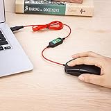 USB Beheizte Maus, Beheizte Computer Maus, Hand Wärmer (Schwarz) - 5
