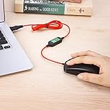USB Beheizte Maus, Beheizte Computer Maus, Hand Wärmer (Schwarz) - 5