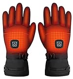 Z-YQL Touchscreen Beheizte Handschuhe Winterheizung Handwärmer für Damen Herren Skifahren Snowboarden Radfahren Wandern
