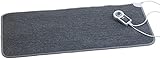 infactory Heizteppich: Beheizbare Fußboden-Matte, Vliesstoff, 105x55cm, 60 °C, 155 W (Fußbodenheizung)