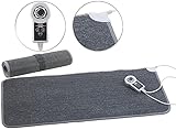 infactory Heizteppich: Beheizbare Fußboden-Matte, Vliesstoff, 105x55cm, 60 °C, 155 W (Fußbodenheizung) - 2