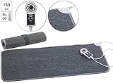infactory Heizteppich: Beheizbare Fußboden-Matte, Vliesstoff, 105x55cm, 60 °C, 155 W (Fußbodenheizung) - 3