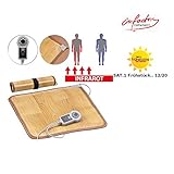 infactory Fußbodenheizung: Beheizbare Infrarot-Fußboden-Matte, 50,5 x 55 cm, bis 60 °C, 70 Watt (Infrarot Fußmatte) - 2