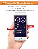 Heizhose für Herren Wiederaufladbare ​Elektrisch Beheizte Hose für Winter Wärmende Beheizbare Thermounterwäsche Hose mit APP-Steuerung Heizung 3 Temperatur für Indoor Outdoor Motorrad Ski Jagd,M - 2