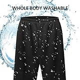 Elektrisch beheizte Hose für Männer, 3-stufige intelligente Temperaturregelung Knieheizung Thermohose USB Wiederaufladbare warme Mittelhose Schnelle Heizung für Winter-Outdoor-Skicamping(5XL) - 5