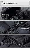 Beheizbare Jacke für Männer und Frauen, beheizbare Thermokleidung, USB wiederaufladbare elektrische Thermo-Kapuzenjacke, 3 Temperaturstufen für Winter Outdoor Radfahren Wandern (S) - 6
