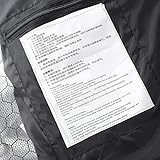 Beheizbare Jacke für Männer und Frauen, beheizbare Thermokleidung, USB wiederaufladbare elektrische Thermo-Kapuzenjacke, 3 Temperaturstufen für Winter Outdoor Radfahren Wandern (S) - 8