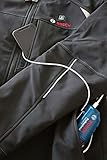 Bosch Professional Beheizbare Jacke GHJ 12+18V Unisex (inkl. 2.0 Ah Akku, 12/18 Volt, schwarz, im Karton) - Größe M - 4