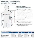 Bosch Professional Beheizbare Jacke GHJ 12+18V Unisex (inkl. 2.0 Ah Akku, 12/18 Volt, schwarz, im Karton) - Größe M - 6
