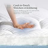 ZINUS Winter Cloud Memory Schaum Matratze | Anpassungsfähige 7-Zonen-Matratze | 180 x 200 cm | Höhe 30 cm | H3-H4 Mittelfest | | Rollmatratze | OEKO-TEX - 5