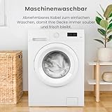 Cosi Home Wärmeunterbett – 150x80cm Premium Wärme-Unterbett mit integriertem Sicherheitssystem und Überhitzungsschutz – 3 Temperaturstufen mit Bedienung – Weiß - 6