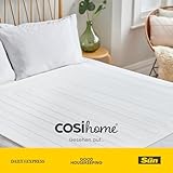 Cosi Home Wärmeunterbett – 150x80cm Premium Wärme-Unterbett mit integriertem Sicherheitssystem und Überhitzungsschutz – 3 Temperaturstufen mit Bedienung – Weiß - 9