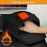 DJFEI USB Beheizte Mausunterlage Maushandwärmer, USB Handwärmer Mauspad, Wärmer Mauspad USB Beheiztes Mauspad, Schützen Ihre Hände vor Erfrierungen - 2