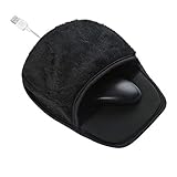 DJFEI USB Beheizte Mausunterlage Maushandwärmer, USB Handwärmer Mauspad, Wärmer Mauspad USB Beheiztes Mauspad, Schützen Ihre Hände vor Erfrierungen - 3