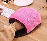 liuer 2PCS Büro Mauspad,Mauspad Heating Mats aus Plüsch USB Mauspad Beheizte Heizmatten Wärmematte Mousepad Ideal für Büro und Zuhause(29×22cm) - 6