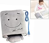 Gearmax® Handwärmer USB Mausunterlage,Smiley Gesichts Plüsch Maus pad (Grau)(Kabel Zufällige Farbe) - 9
