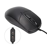 T opiky Beheizte Maus,5 Millionen Klicks Lebensdauer,3 Stufen Einstellbar,Ergonomische 1600DPI Kabelgebundene Heizung Desktop-Laptop-Computer USB Kabelgebundene Maus,für Windows für OS X - 4