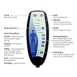 SNAILAX Massagesitzauflage mit Wärme- und Vibrationsfunktion für Rückenmassage und Köpermassage zuhause und im Büro,Massagematte zur Entspannung, Geschenke für Damen, Herren, Papa Mama - 5