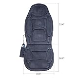 SNAILAX Massagesitzauflage mit Wärme- und Vibrationsfunktion für Rückenmassage und Köpermassage zuhause und im Büro,Massagematte zur Entspannung, Geschenke für Damen, Herren, Papa Mama - 7