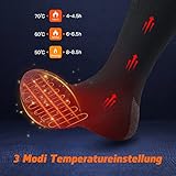 Beheizte Socken, Wiederaufladbare Beheizbare Socken Damen Herren, 70℃ Extra Lange Batterielebensdauer Vermeiden Sie kalte Zehen, Outdoor Reiten Camping Wandern Motorrad Skifahren Heated Socks - 2