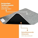 Mi-Heat Beheizbare Teppich-Unterlage 100x140cm – Unter Teppich Heizung Heizteppich Fußmatte Wärmeteppich 25°C - 7