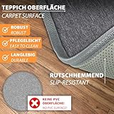 Warm Feet Infrarot Heizteppich Heizmatte 55x105cm 155W mit Thermostat Timer Sleep-Funktion - 8