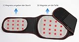 Rückenwärmer Taillenschutz Nierenwärmer Winter Wärmegürtel Selbstheizend Bauchwärme Magnetfeldtherapie Nierenschutz Taillengürtel Rückenstütze Nierengurt Wärmeschutz Bauchgürtel mit Klettverschluss - 4