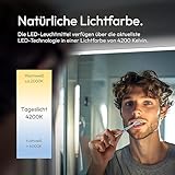 Talos Moon Badspiegel mit Beleuchtung – Badezimmerspiegel 120 x 70 cm – LED Spiegel mit umlaufenden Raumlicht – Lichtfarbe neutralweiß – hochwertiger Aluminiumrahmen - 7