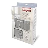 Rayen 6175 Wäscheständerabdeckung mit Heizelement, Nicht gewebter-Stoff, Grau, 105-180 x 56 x 106 cm - 10