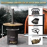 A. Weyck Tools Stehtisch beheizt Multifunktionstonne Feuertonne für Dutch Oven Feuerplatte Pizza #829 - 5