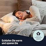 Imetec Adapto, Wärmeunterbett, Bettwärmer, 195 x 165 cm, schnelle Erwärmung, konstante und personalisierbare Temperatur, antiallergenes Steppgewebe, Steuerung mit 6 Temperaturen - 8