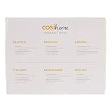 Cosi Home XL Heizdecke 180 x 130 cm – Extra große elektrische Wärmedecke mit Abschaltautomatik, waschbare Kuscheldecke mit digitaler Bedienung, Timer und 9 Heizstufen – Grau - 12