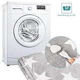 Navaris XXL Elektrische Wärme Heizdecke - 180x130cm 3 Wärmestufen Abschaltautomatik waschbar - Kuschelige Bett Wärmedecke Hellgrau - 4