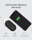 OCOOPA Handwärmer, wiederaufladbar, 5200 mAh, elektrisch, tragbar, Taschenwärmer, Powerbank, ideal für Outdoor-Sport, Jagd, Golf, Camping, warmes Geschenk für Frauen, Männer - 4