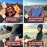 Thermopad extra warme Handwärmer, 30er-Pack 12 h Wärme - 2
